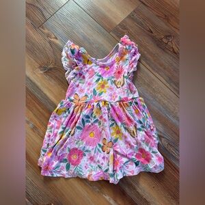 Little Sleepies 6-12M Flutter Twirl Dress with Bodysuit